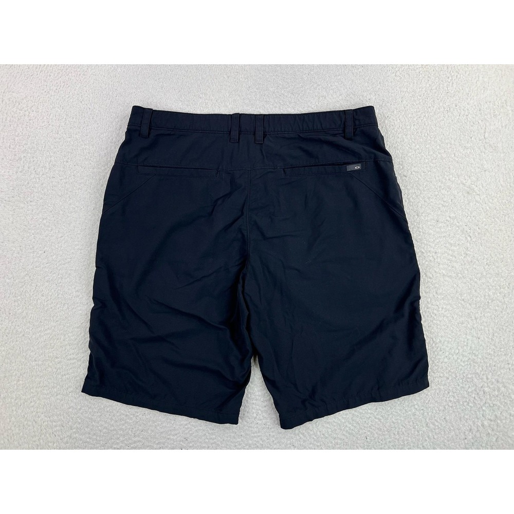 Oakley Mens 36 Blue Chino Microfiber Golf Casual Stretch Shorts 10in Inseam - Picture 2 of 14